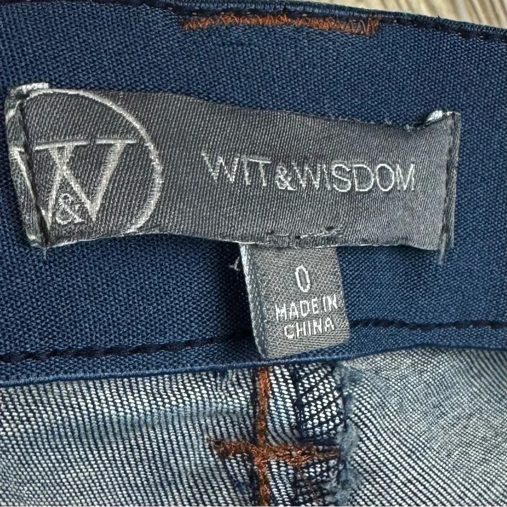 Wit & Wisdom Sam High Rise Wide Leg Jeans 0